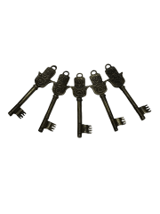 DEKORATİF PİRİNÇ DÖKÜM ESKİTME ANAHTAR (MODEL-11)