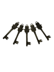 DEKORATİF PİRİNÇ DÖKÜM ESKİTME ANAHTAR (MODEL-11)