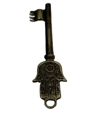 DEKORATİF PİRİNÇ DÖKÜM ESKİTME ANAHTAR (MODEL-11)