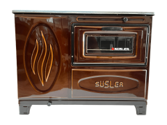 Süsler Tek Fırınlı Kovalı Kuzine Soba