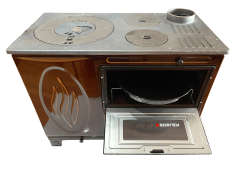 Süsler Tek Fırınlı Kovalı Kuzine Soba