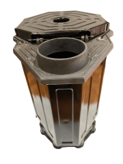 ERÇELİK SEKİZ KÖŞE KOVALI SOBA