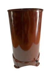 KÖMÜRLÜ ÇİN SOBASI KOVALI ALTTAN HAVALİ (ÇİFT KAT EMAYE)