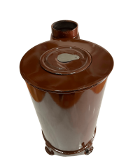 KÖMÜRLÜ ÇİN SOBASI KOVALI ALTTAN HAVALİ (ÇİFT KAT EMAYE)