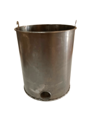 Siyah Saç Soba Kovası Kömür Kovası Talaş Kovası Odun Kovası