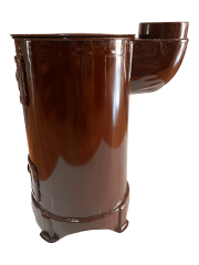 KÖMÜRLÜ ÇİN SOBASI İZGARALİ (ÇİFT KAT EMAYE)