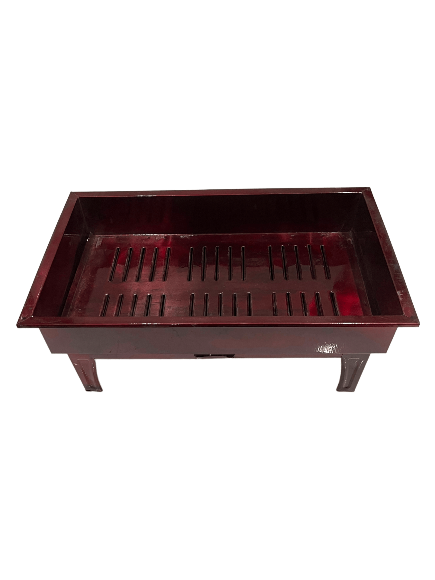 Fırın Boyalı Pratik Mangal (Kırmızı) Açık Mangal