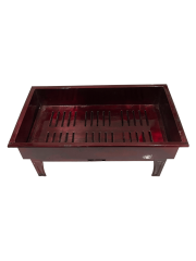 Fırın Boyalı Pratik Mangal (Kırmızı) Açık Mangal