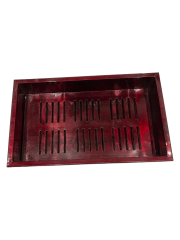 Fırın Boyalı Pratik Mangal (Kırmızı) Açık Mangal