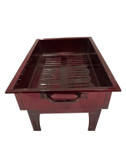 Fırın Boyalı Pratik Mangal (Kırmızı) Açık Mangal