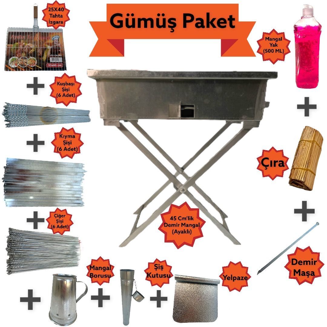 Gaziantep'ten Mangal Paketleri (Gümüş Paket)