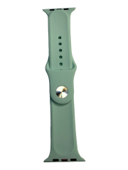 Apple Watch Seri 7 6 5 4 3 2 Se 42MM / 44MM / 45MM Uyumlu Spor Silikon Kordon