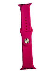 Apple Watch Seri 7 6 5 4 3 2 Se 42MM / 44MM / 45MM Uyumlu Spor Silikon Kordon