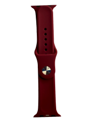 Apple Watch Seri 7 6 5 4 3 2 Se 42MM / 44MM / 45MM Uyumlu Spor Silikon Kordon
