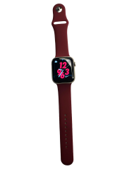 Apple Watch Seri 7 6 5 4 3 2 Se 42MM / 44MM / 45MM Uyumlu Spor Silikon Kordon