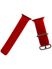 Apple Watch Ocean Seri 7 6 5 4 3 2 Se 42MM / 44MM / 45MM Uyumlu Silikon Kordon