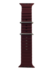 Apple Watch Ocean Seri 7 6 5 4 3 2 Se 42MM / 44MM / 45MM Uyumlu Silikon Kordon
