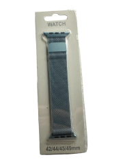 Apple Watch Seri 7 6 5 4 3 2 Se 42MM / 44MM / 45MM Uyumlu Çelik Milano Kordon