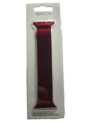 Apple Watch Seri 7 6 5 4 3 2 Se 42MM / 44MM / 45MM Uyumlu Çelik Milano Kordon