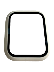 Apple Watch 1 2 3 4 5 6 7 8 Se Serisi 360 Tam Koruma Beyaz Renk Silikon Kılıf