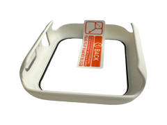 Apple Watch 1 2 3 4 5 6 7 8 Se Serisi 360 Tam Koruma Beyaz Renk Silikon Kılıf
