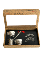 2 Kişilik Kahve Fincan Takımı Tepsili+Cezveli Sunum Seti