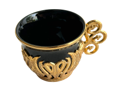 Osmanlı Motifli 6 Kişilik Kahve Fincan Takımı