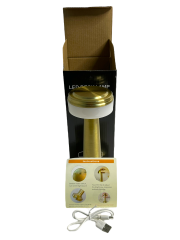 Dekoratif Usb Şarjlı Dokunmatik Led Masa Lambası İnce