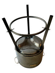 Taşınabilir Çelik Ateş Çukuru Şömine Fırın Boyalı (Yeni Ürün)