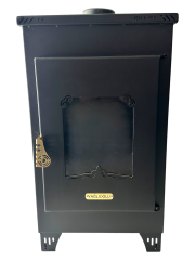 Şömine Model Tek Camlı Pelet Sobası (Özel Üretim)