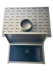 Şömine Model Tek Camlı Pelet Sobası (Özel Üretim)