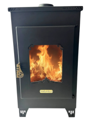 Şömine Model Tek Camlı Pelet Sobası (Özel Üretim)