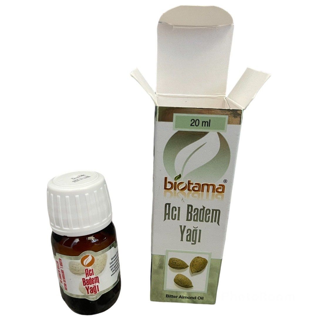 Biotama Acı Badem Yağı (20 ml)