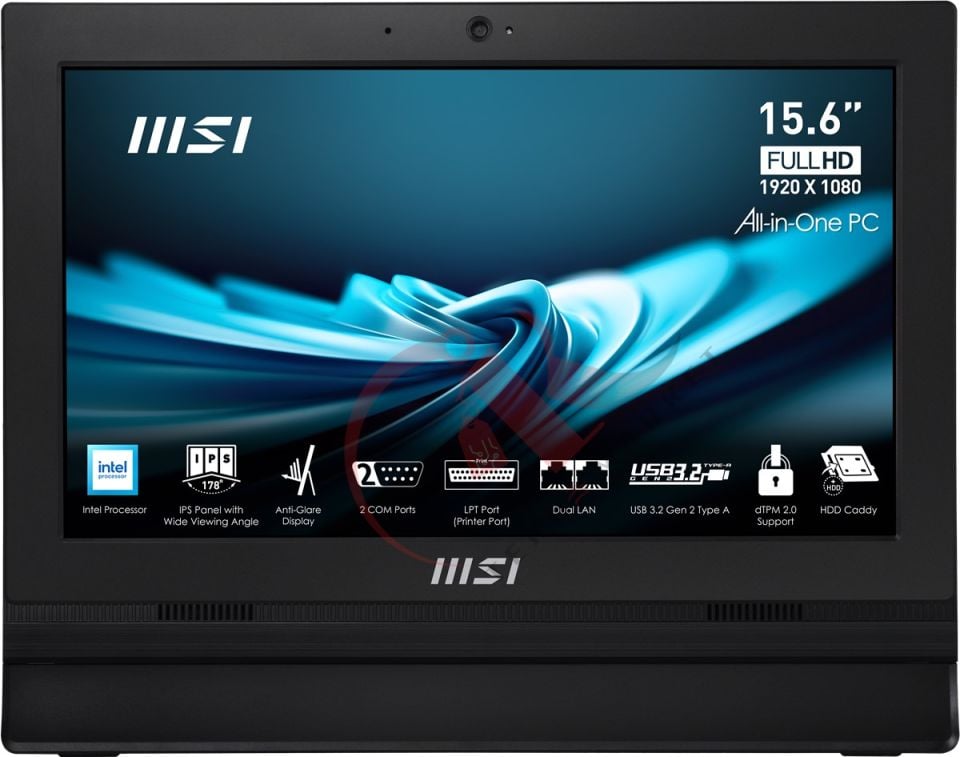MSI PRO AP162T ADL-017XEU 15.6 FHD (1920X1080) INTEL N100 4GB DDR4 256GB SSD FDOS DOKUNMATIK SIYAH AIO PC