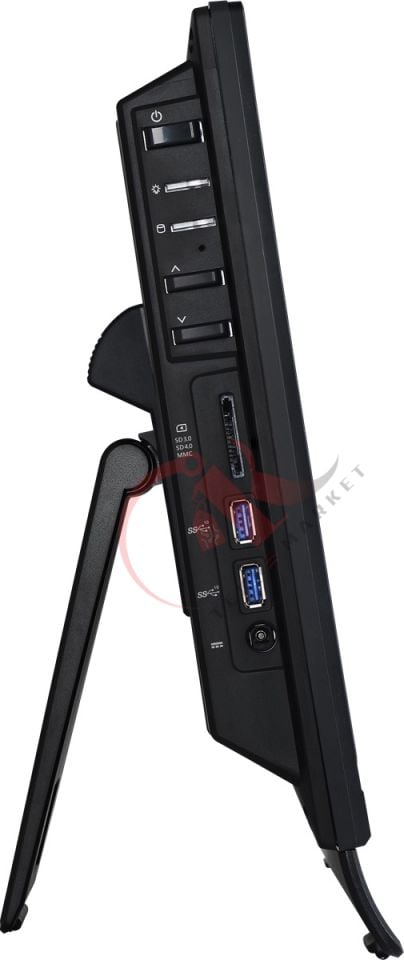 MSI PRO AP162T ADL-017XEU 15.6 FHD (1920X1080) INTEL N100 4GB DDR4 256GB SSD FDOS DOKUNMATIK SIYAH AIO PC