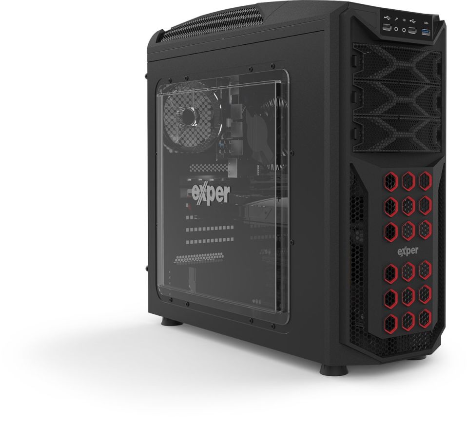 EXPER PC GAMING FLEX XCELLERATOR XC205 ARC H610 i5 13400F 16GB 1TB M2 SSD 8GB INTEL ARC A750 650W FDOS