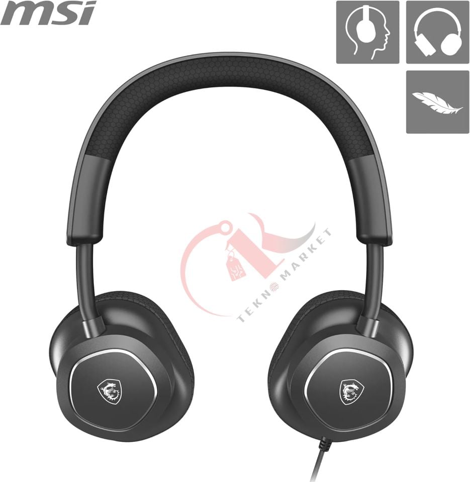 MSI GG MAESTRO 300 GAMING HEADSET USB C KULAKÜSTÜ KULAKLIK