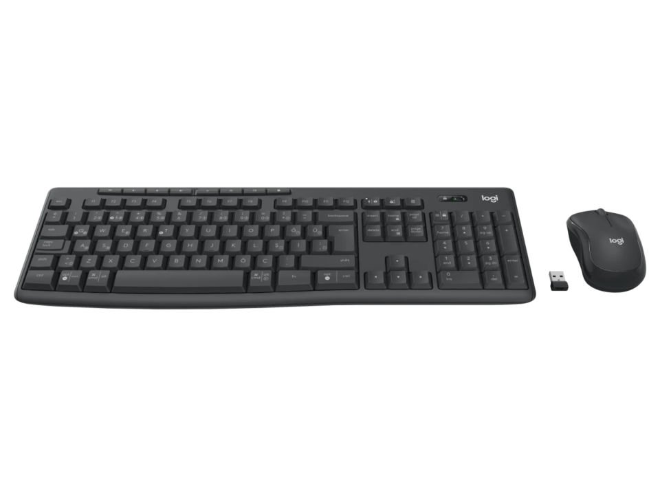 LOGITECH MK370 KURUMSAL KLAVYE VE MOUSE SETİ-SİYAH 920-012074