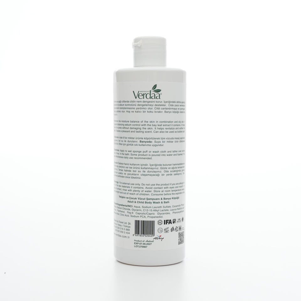 Bitkisel Defne Vücut Şampuanı & Banyo Köpüğü 400 ML