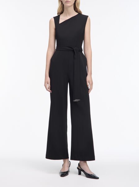 SCUBA CREPE OPEN BACK JUMPSUIT