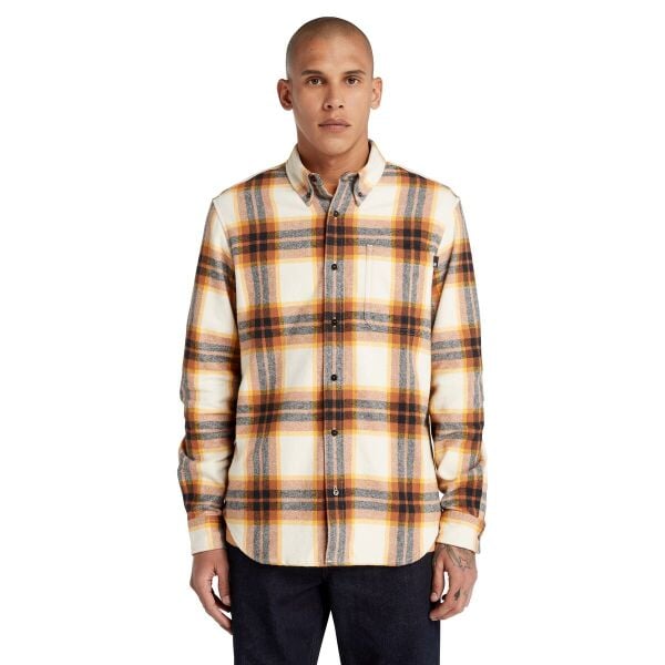 LS Heavy Flannel Plaid Shirt Regular