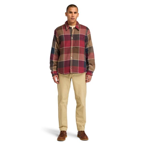 Sherpa Lined Plaid Overshirt