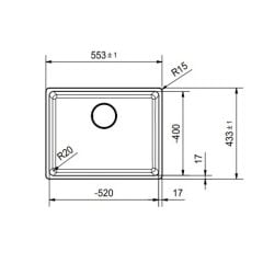 Maris Mrg 210/110-52 Fragranite Granit Avena - 125.0688.489