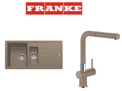 Franke Basis BFG 651 Fragranite Oyster Evye + Active Plus Oyster Armatur Kampanyası