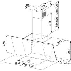 Franke Smart Linear 70 Cm Beyaz Cam 4 Lü Ankastre Set