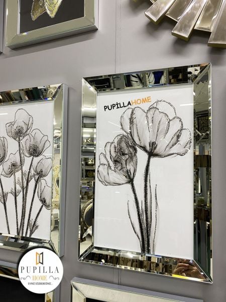 Gümüş Renk Üçlü Gelincik Set