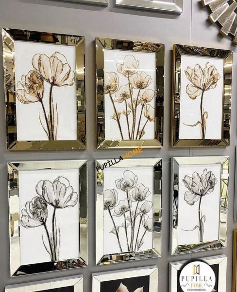 Bronz Renk Üçlü Gelincik Set