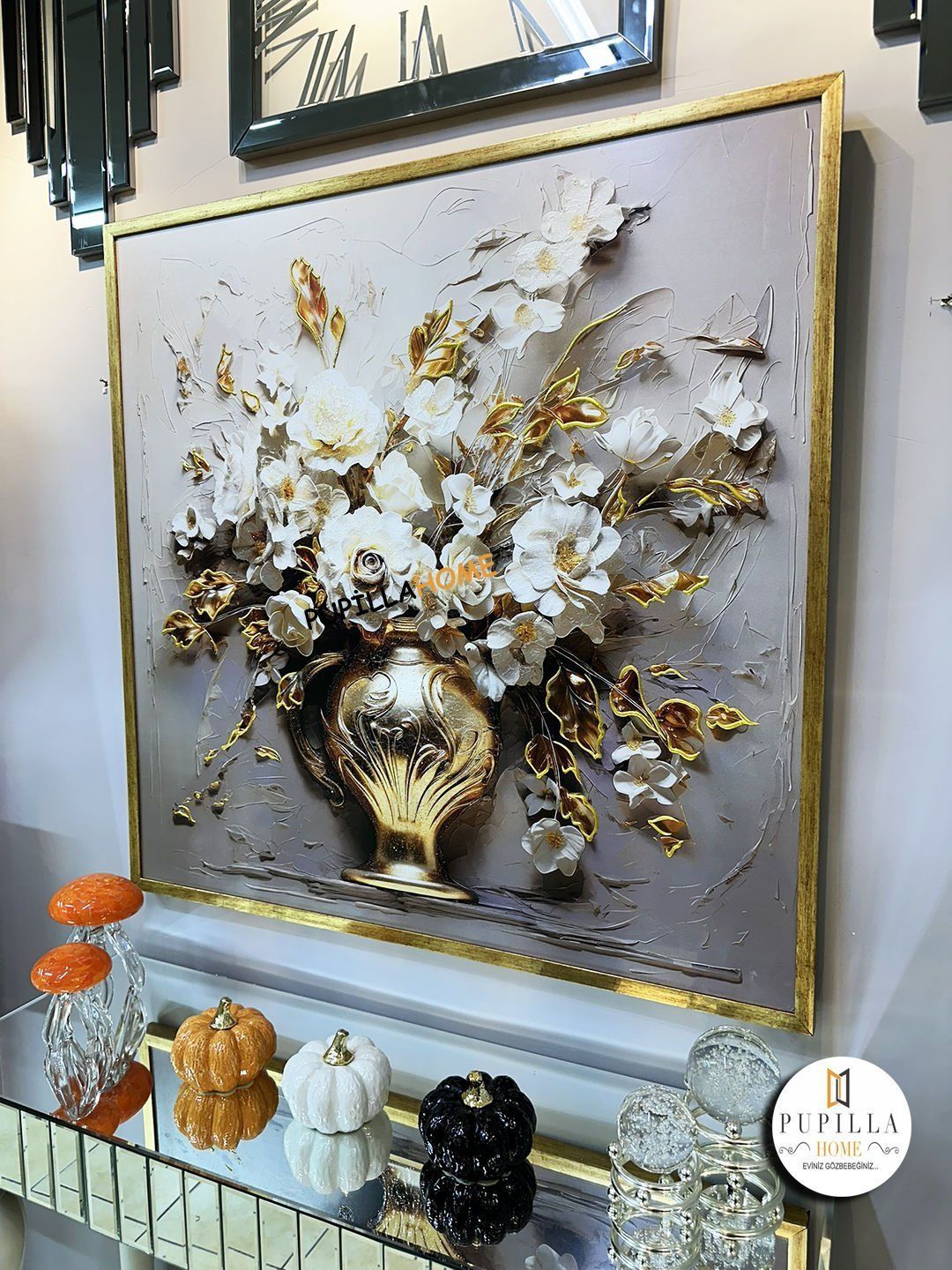 Vazo Model Kanvas Tablo