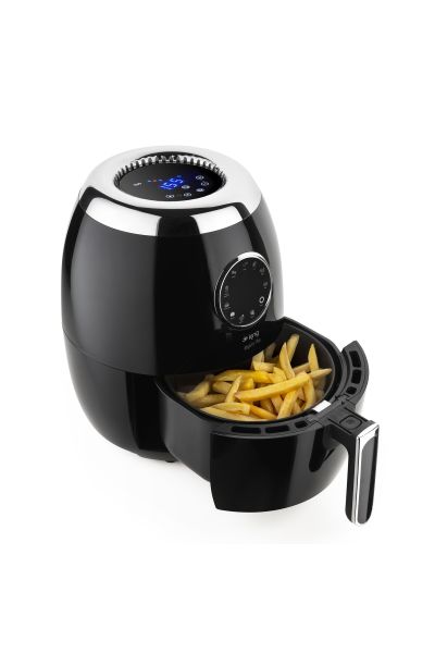 Magicfryplus Airfryer Yağsız Sıcak Hava Fritözü Siyah - 4 Yıl Garanti