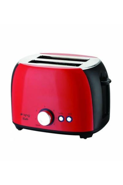 K-2178 Fiesta Ekmek Kızartma Makinesi Kırmızı 11321
